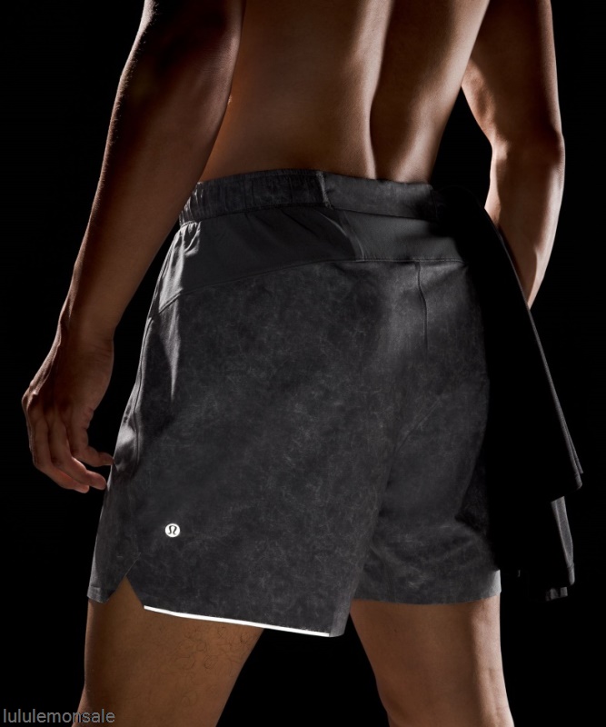 Lululemon Deutschland DELULU872 | Grau Multi Stoß Gefüttert Kurz 6